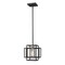 Z-Lite Titania 1 Light Mini Pendant, Black 454MP-BK-BN - alternate 3